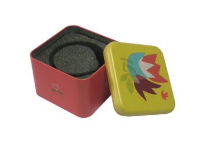 Watch square tin cans