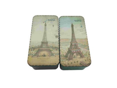 Rectangular tin boxes