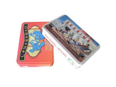 Recyangular tin cases