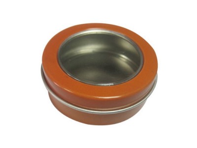 PVC round tin box