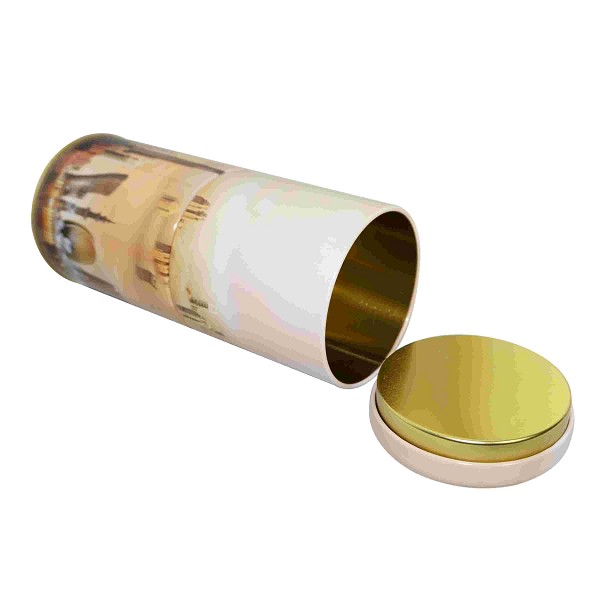 Round 3 layer tea tin boxes